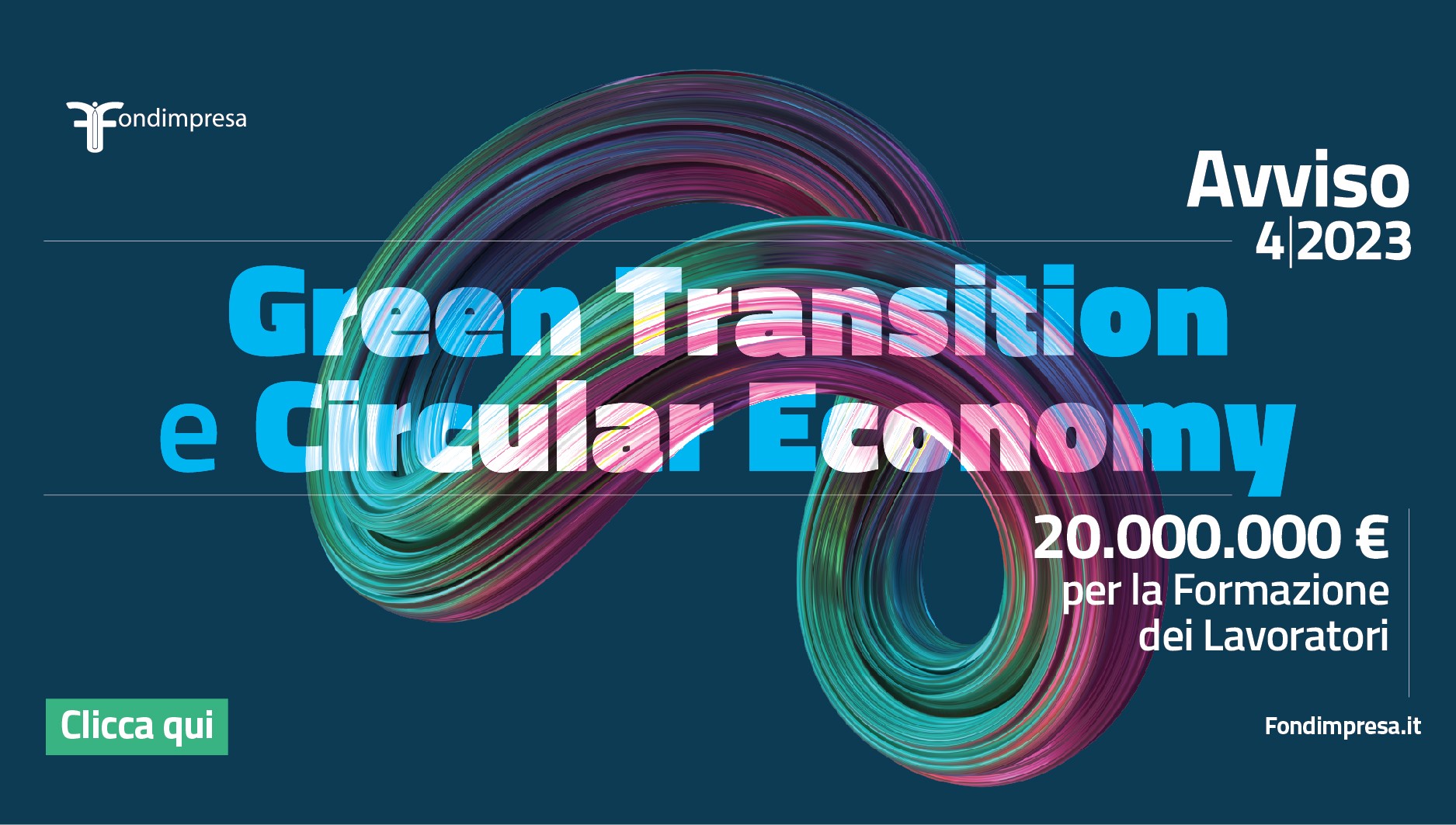 Avviso 4/2023 - Formazione a sostegno della Green Transition e della Circular Economy